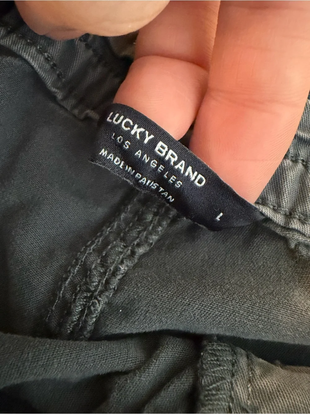 Lucky Brand Men's Elastic Drawstring Shorts - Slate Gray